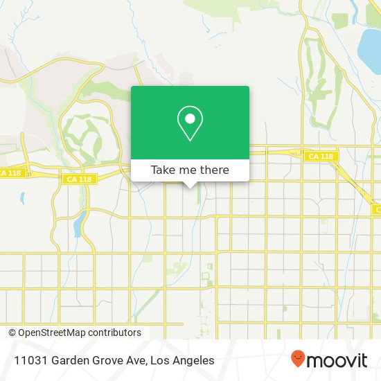 Mapa de 11031 Garden Grove Ave