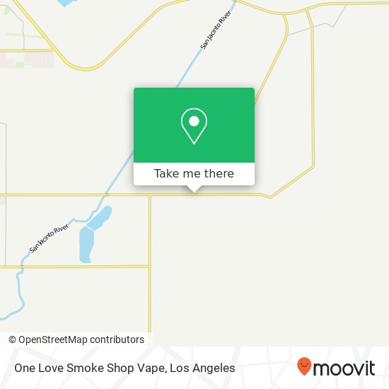Mapa de One Love Smoke Shop Vape