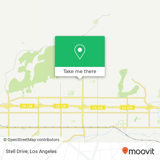 Stell Drive map