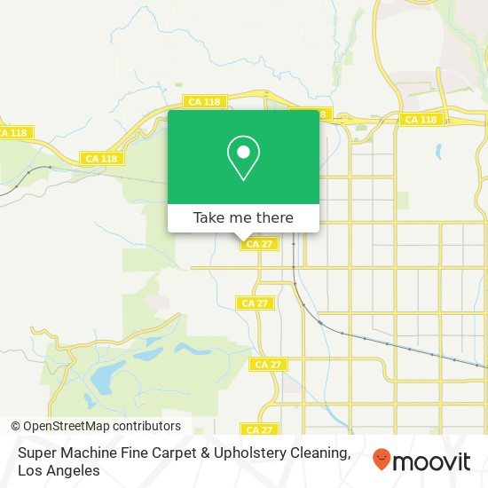 Mapa de Super Machine Fine Carpet & Upholstery Cleaning