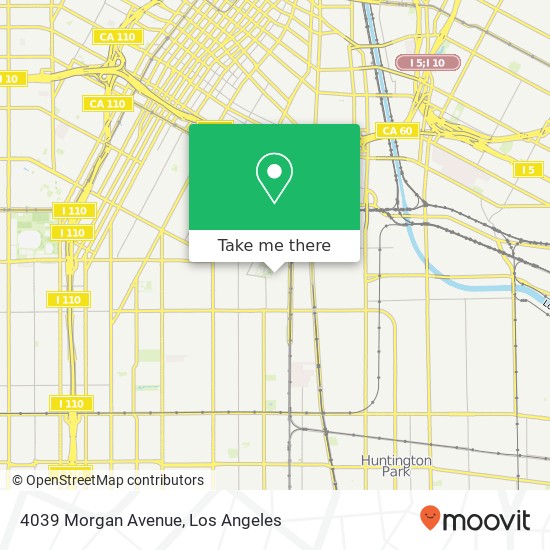 Mapa de 4039 Morgan Avenue