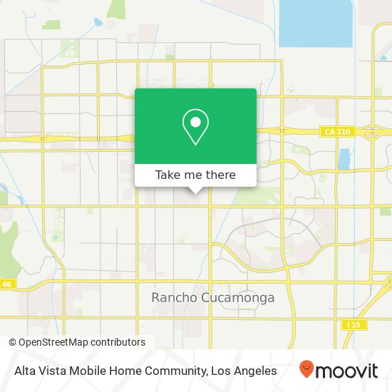 Mapa de Alta Vista Mobile Home Community