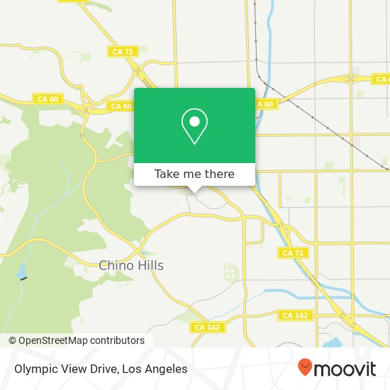 Olympic View Drive map