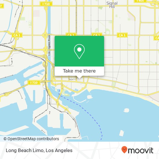 Long Beach Limo map