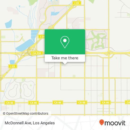 Mapa de McDonnell Ave