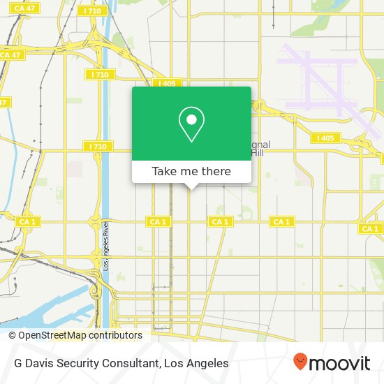 G Davis Security Consultant map