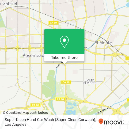 Super Kleen Hand Car Wash (Super Clean Carwash) map