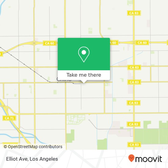 Elliot Ave map
