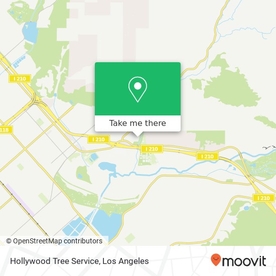 Hollywood Tree Service map