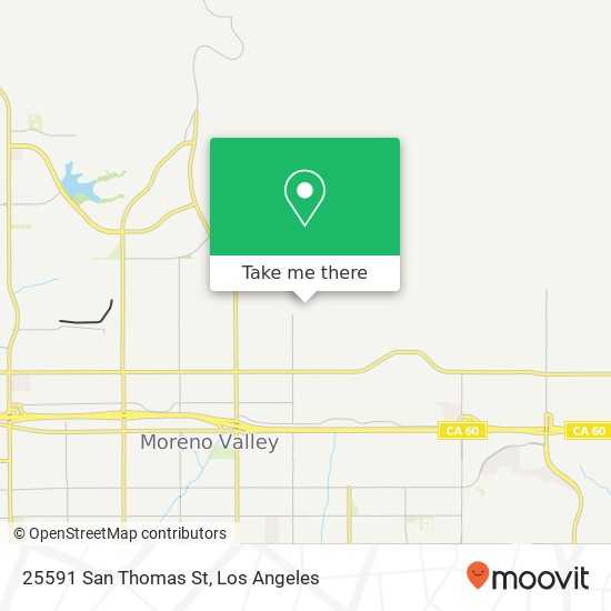 Mapa de 25591 San Thomas St