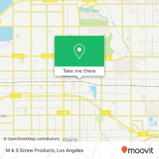 M & S Screw Products map