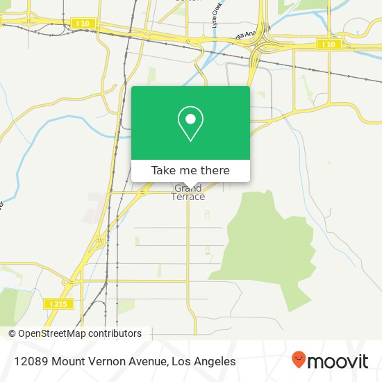 12089 Mount Vernon Avenue map