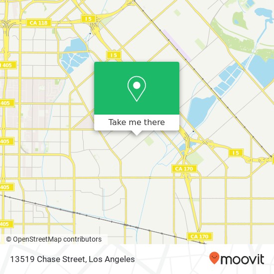 Mapa de 13519 Chase Street