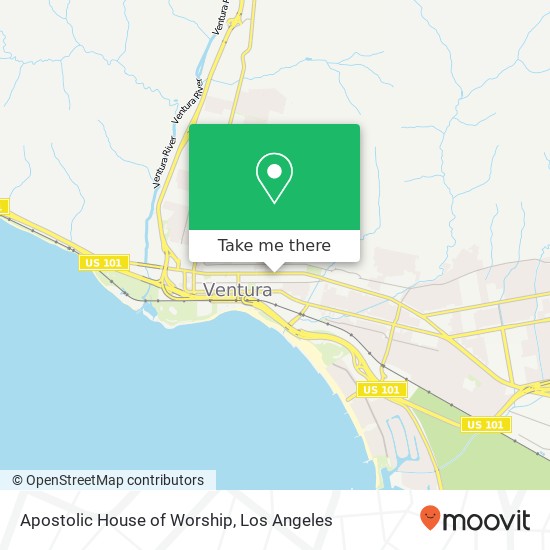 Mapa de Apostolic House of Worship