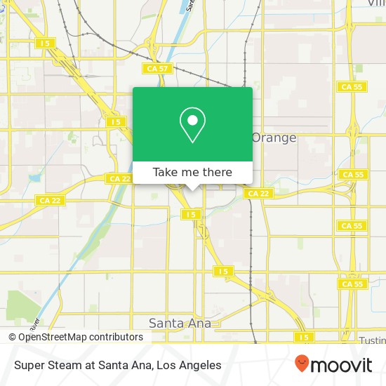 Super Steam at Santa Ana map