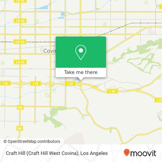 Craft Hill (Craft Hill West Covina) map