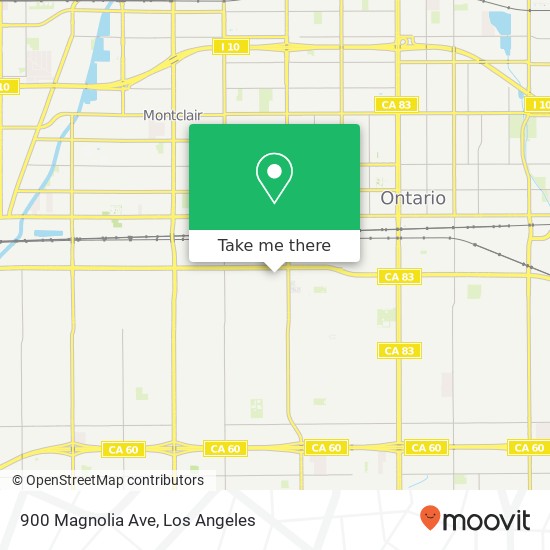 900 Magnolia Ave map