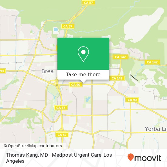 Thomas Kang, MD - Medpost Urgent Care map