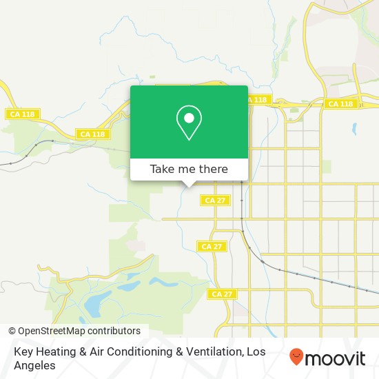 Key Heating & Air Conditioning & Ventilation map