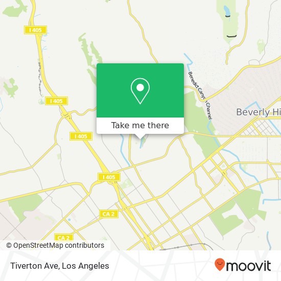 Tiverton Ave map