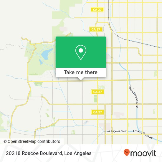 20218 Roscoe Boulevard map