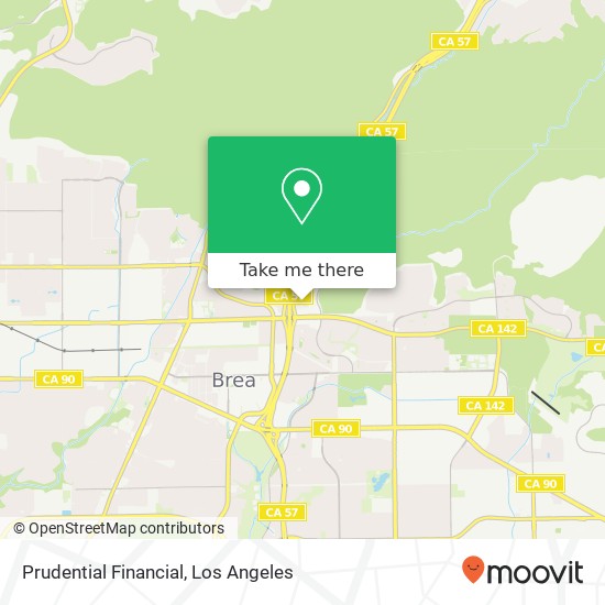 Prudential Financial map