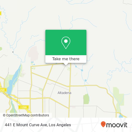 441 E Mount Curve Ave map