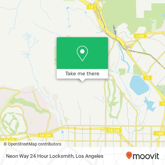 Neon Way 24 Hour Locksmith map