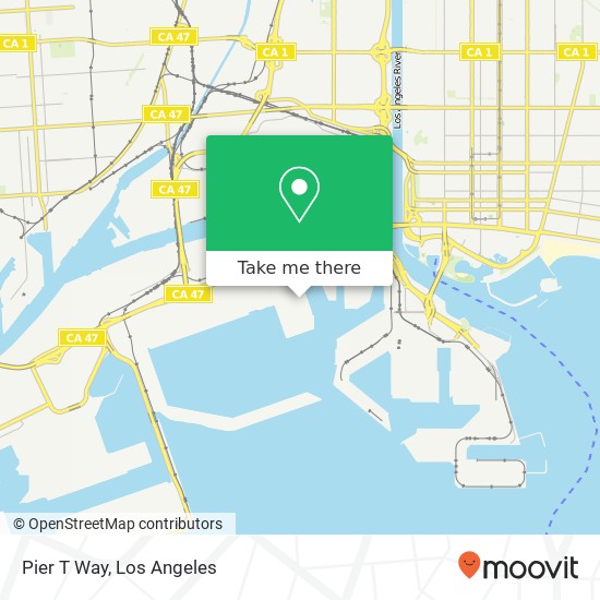 Pier T Way map