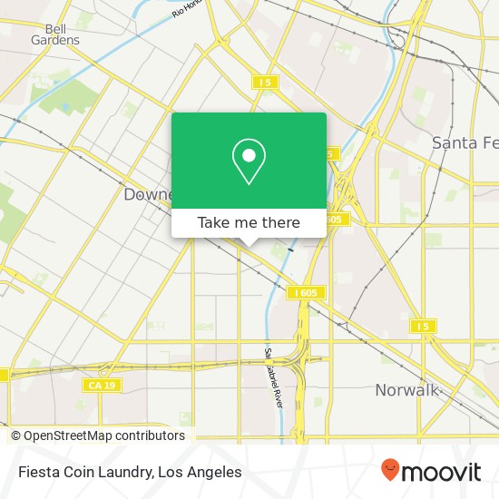 Fiesta Coin Laundry map