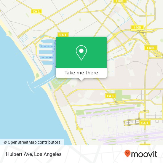 Hulbert Ave map