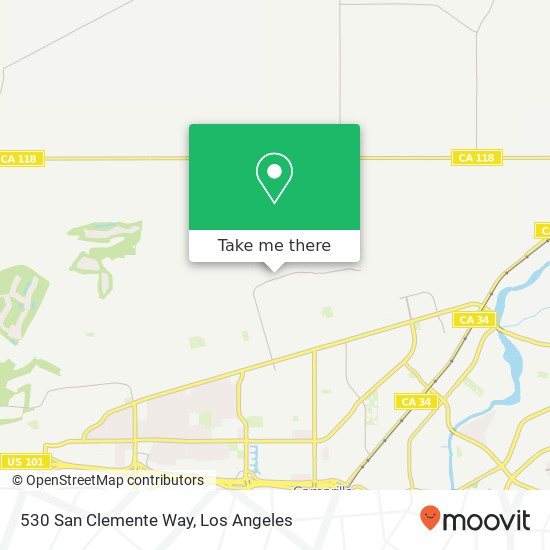 530 San Clemente Way map