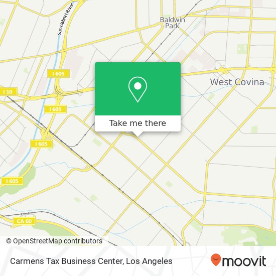 Carmens Tax Business Center map