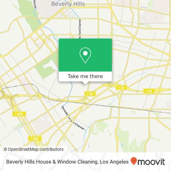 Beverly Hills House & Window Cleaning map