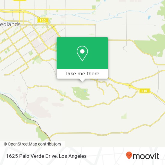 1625 Palo Verde Drive map