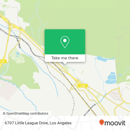 Mapa de 6707 Little League Drive