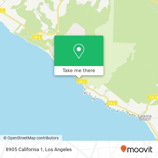 8905 California 1 map