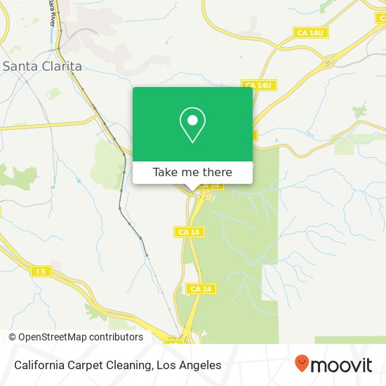 California Carpet Cleaning map