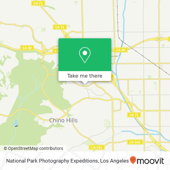 Mapa de National Park Photography Expeditions