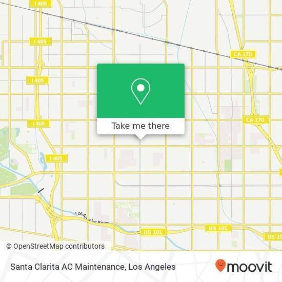 Santa Clarita AC Maintenance map