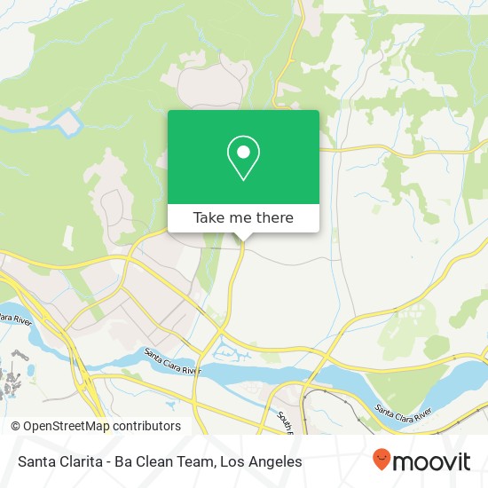 Mapa de Santa Clarita - Ba Clean Team