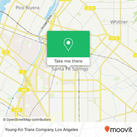 Mapa de Young-Ko Trans Company