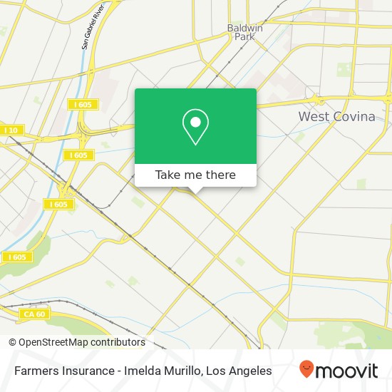 Farmers Insurance - Imelda Murillo map