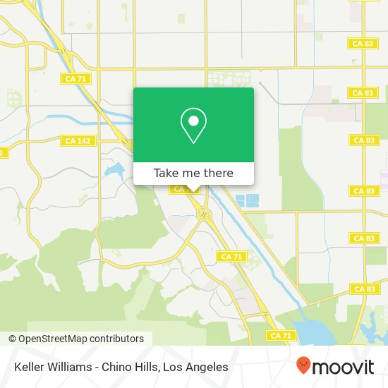 Keller Williams - Chino Hills map