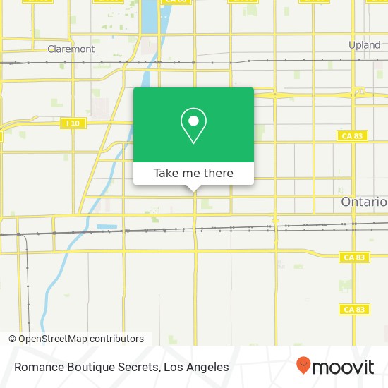 Romance Boutique Secrets map