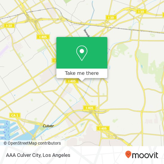 AAA Culver City map