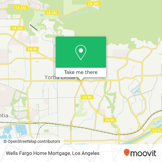 Mapa de Wells Fargo Home Mortgage