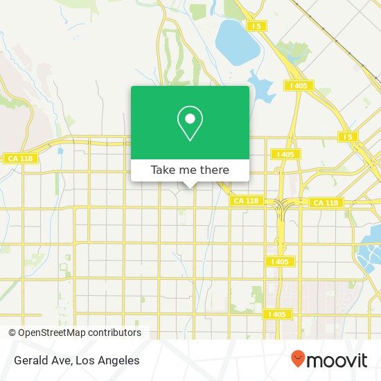 Mapa de Gerald Ave