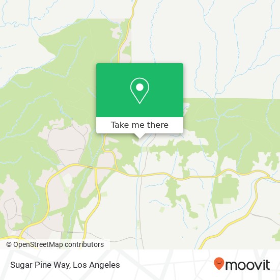 Sugar Pine Way map