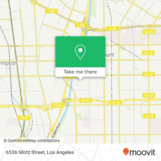 6536 Motz Street map